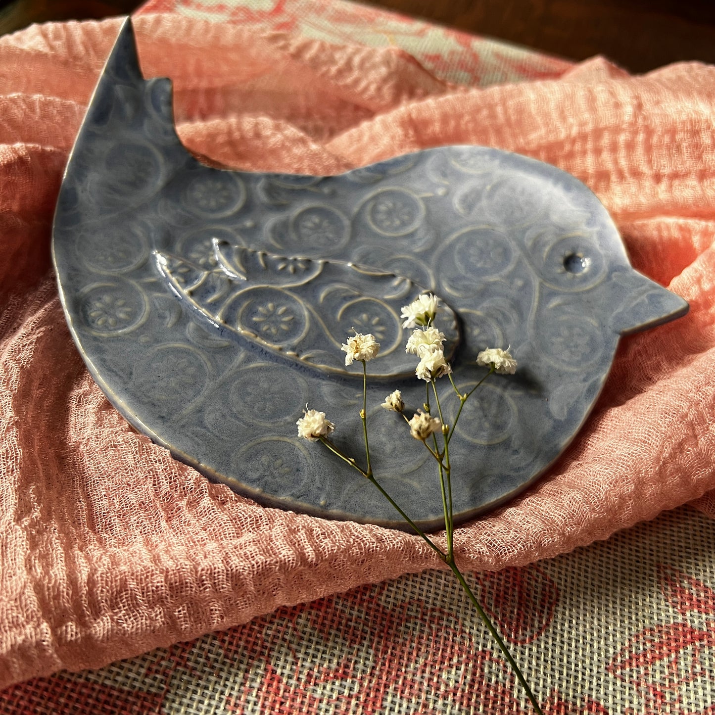 Bluebird Spoon Rest